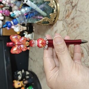 Red Butterfly Pen
